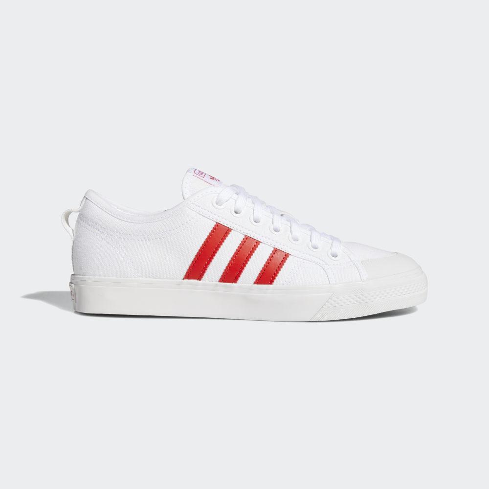 Originals Adidas Nizza Dama Romania - Albi/Rosii/Albi EF5687